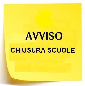 Chiusura scuola sabato 24 giugno