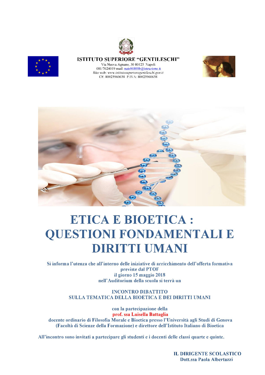 Incontro Dibattito: Bioetica e diritti umani 