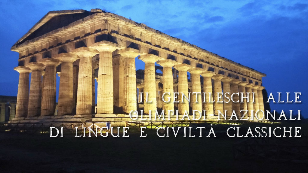 Marialetizia Volpe 5 AC alle Olimpiadi Nazionali delle Lingue Classiche