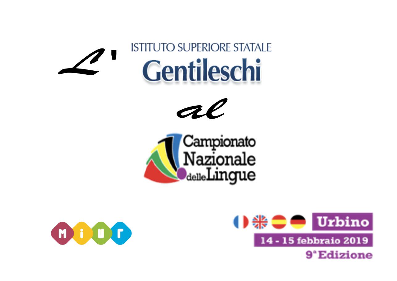 Partecipazione del Liceo Gentileschi al Campionato Nazionale delle Lingue edizione 2019